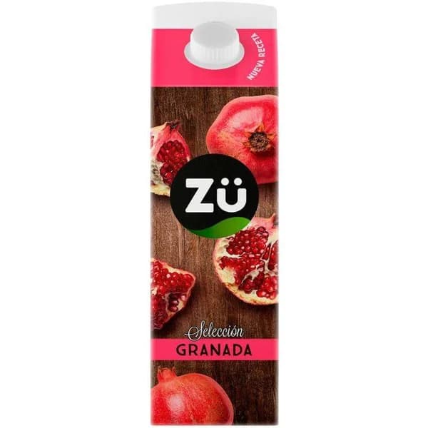 Bebida de granada ZÜ, brik 1 litro - 1 ud - Imagen del producto en Findit