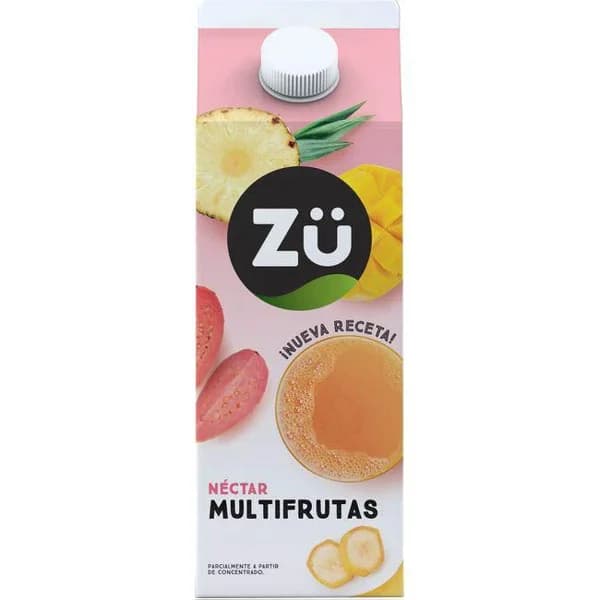 Néctar multifrutas ZÜ, brik 1,75 litros - 1 ud - Imagen del producto en Findit