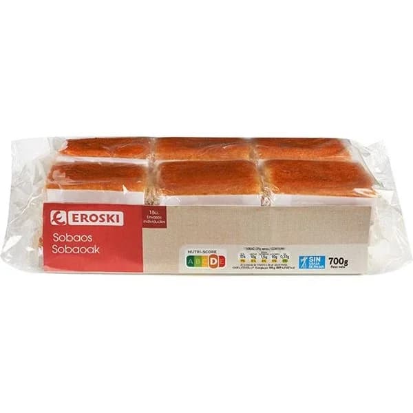 Sobao pasiego grande EROSKI, 18 uds., caja 700 g - 0.7 kg - Imagen del producto en Findit