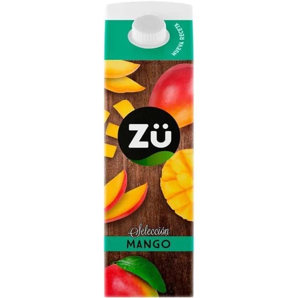 Bebida de mango ZÜ, brik 1 litro - 1 ud - Imagen del producto en Findit