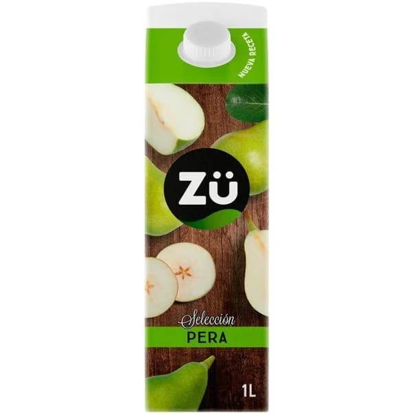 Bebida de pera ZÜ, brik 1 litro - 1 ud - Imagen del producto en Findit
