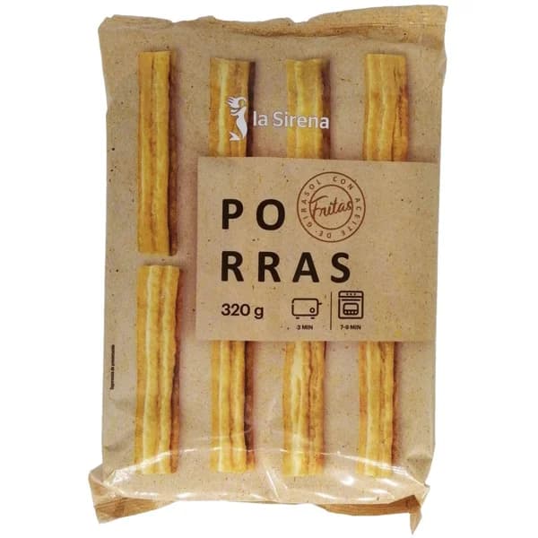 Porras fritas LA SIRENA, bolsa 320 g - 0.32 kg - Imagen del producto en Findit