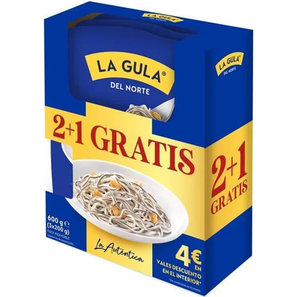 LA GULA DEL NORTE, pack 2+1x200 g - 0.2 kg - Imagen del producto en Findit