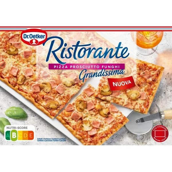 Ristorante grandissima proscuitto funghi DR. OETKER, caja 580 g - 0.58 kg - Imagen del producto en Findit