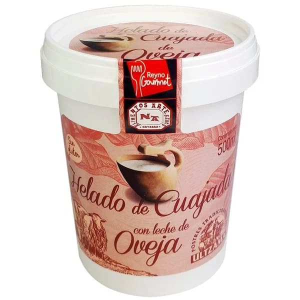 Helado de cuajada natural ULTZAMA, tarrina 325 g - 0.33 kg - Imagen del producto en Findit