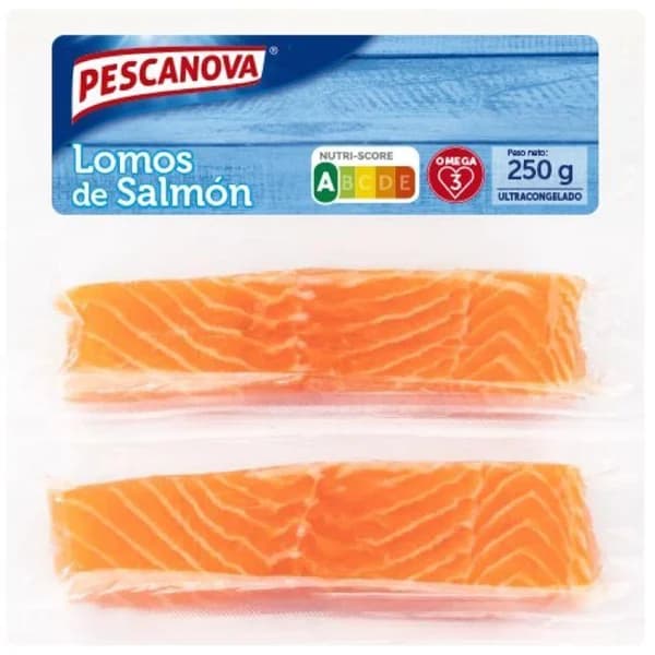 Lomos de salmón PESCANOVA, sobre 250 g - 0.25 kg - Imagen del producto en Findit