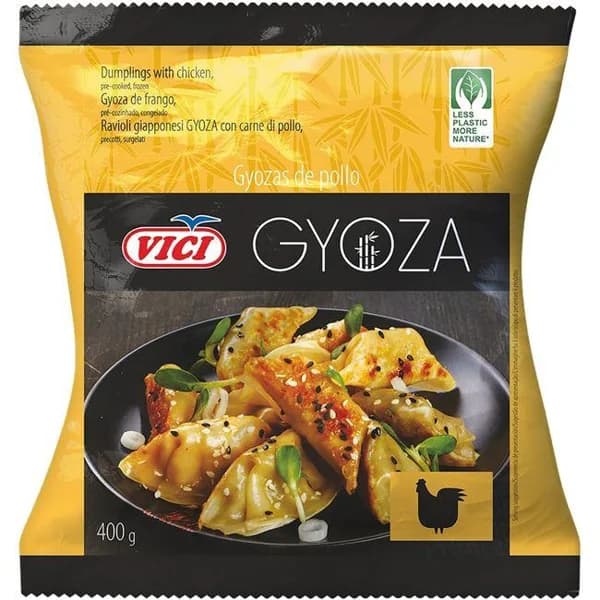Gyoza de pollo congeladas VICI, bolsa 400 g - 0.4 kg - Imagen del producto en Findit