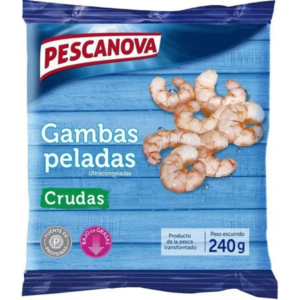 Gamba pelada PESCANOVA, bolsa 240 g - 0.24 kg - Imagen del producto en Findit