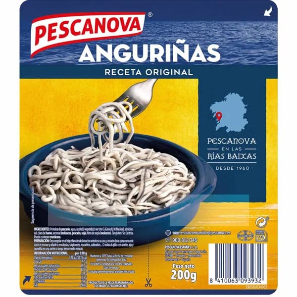 Anguriñas PESCANOVA, bandeja 200 g - 0.2 kg - Imagen del producto en Findit