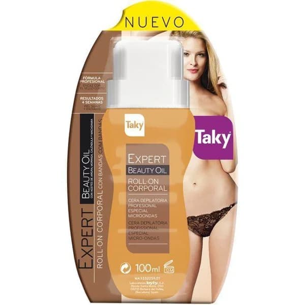 Cera tibia Expert Beauty Oil TAKY, roll on 100 ml - 1 ud - Imagen del producto en Findit