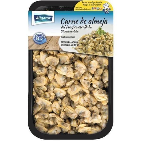 Carne de almeja ALIGATOR, bandeja 270 g - 0.27 kg - Imagen del producto en Findit