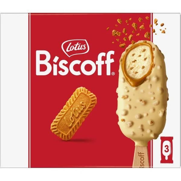 Helado de galleta de chocolate blanco LOTUS, caja 213 g - 0.21 kg - Imagen del producto en Findit