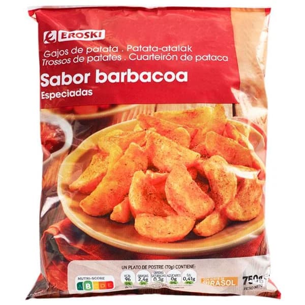 Patata gajo especiada EROSKI, bolsa 750 g - 0.75 kg - Imagen del producto en Findit
