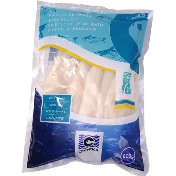 Filete de panga COMPESCA, bolsa 800 g - 0.8 kg - Imagen del producto en Findit