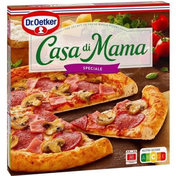 Pizza speciale DR. OETKER Casa Di Mama, caja 415 g - 0.42 kg - Imagen del producto en Findit