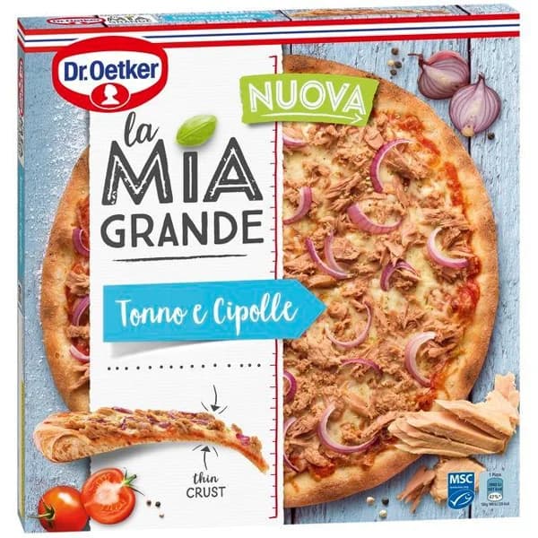 Pizza tonno&cipolle La Mia grande DR. OETKER, 415 g - 0.42 kg - Imagen del producto en Findit