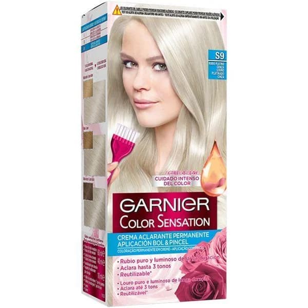 Tinte silver S9 COLOR SENSATION, caja 1 ud - 1 ud - Imagen del producto en Findit