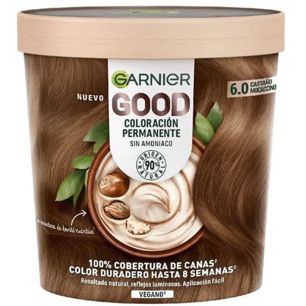 Tinte cocoon 6.0 mochaccino brown GARNIER GOOD, pack 1 ud - 1 ud - Imagen del producto en Findit