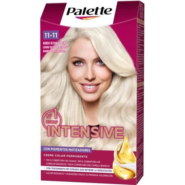 Tinte 11.11 rubio ultra platino PALETTE INTENSIVE, pack 1 ud - 1 ud - Imagen del producto en Findit