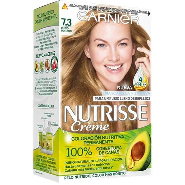 Tinte rubio dorado N.7.3 NUTRISSE, caja 1 ud. - 1 ud - Imagen del producto en Findit
