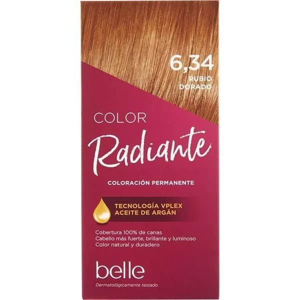 Tinte rubio dorado N.6.34 belle, caja 1 ud - 1 ud - Imagen del producto en Findit