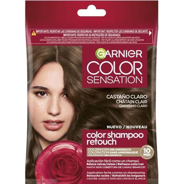 Champú retoca raices 5.0 castaño claro GARNIER COLOR S., 40 ml - 0.04 l - Imagen del producto en Findit