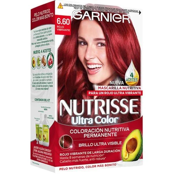 Tinte 6.60 rojo vibrante NUTRISSE, caja 1 ud - 1 ud - Imagen del producto en Findit