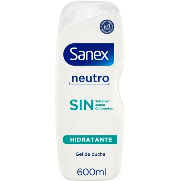 Gel de ducha hidratante piel normal SANEX SIN, bote 600 ml - 0.6 l - Imagen del producto en Findit