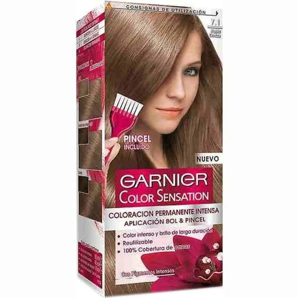 Tinte rubio ceniza N.7.1 COLOR SENSATION, caja 1 ud - 1 ud - Imagen del producto en Findit