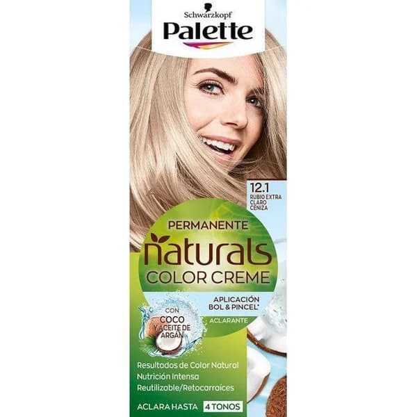 Tinte Color Cr. N.12.1 rubio extra PALETTE NATURALS, caja 1 ud - 1 ud - Imagen del producto en Findit