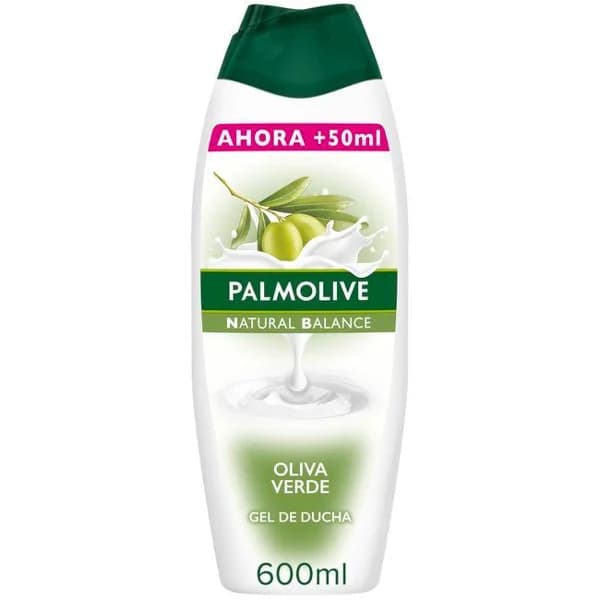 Gel de ducha oliva PALMOLIVE NATURAL BALANCE, bote 600 ml - 0.6 l - Imagen del producto en Findit