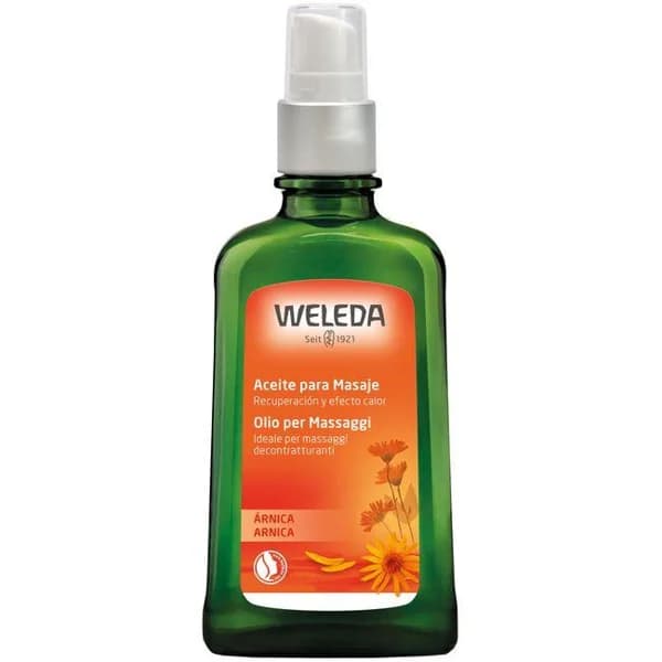 Aceite para masaje con arnica WELEDA, bote 100 ml - 0.1 l - Imagen del producto en Findit