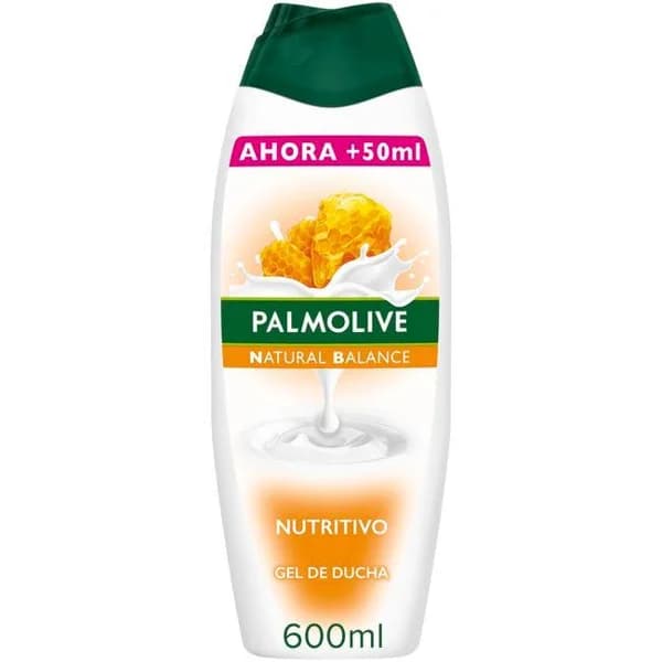 Gel de ducha leche y miel PALMOLIVE NATURAL BALANCE, bote 600 ml - 0.6 l - Imagen del producto en Findit