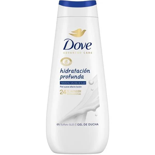 Gel de ducha hidratación DOVE, bote 400 ml - 0.4 l - Imagen del producto en Findit