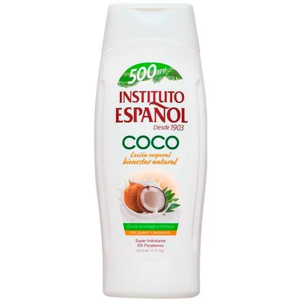 Loción corporal de coco INSTITUTO ESPAÑOL, bote 500 ml - 0.5 l - Imagen del producto en Findit