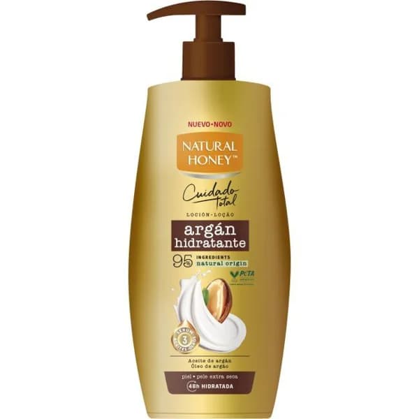 Loción corporal de argán NATURAL HONEY, dosificador 600 ml - 0.6 l - Imagen del producto en Findit