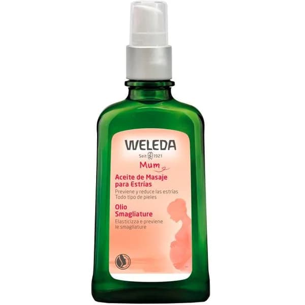 Aceite para masaje antiestrias WELEDA, bote 100 ml - 0.1 l - Imagen del producto en Findit