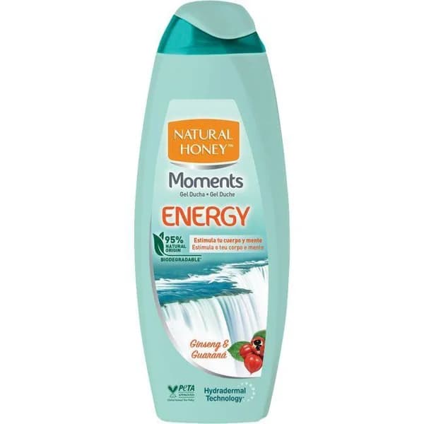 Gel de ducha energy moments NATURAL HONEY, bote 600 ml - 1 ud - Imagen del producto en Findit