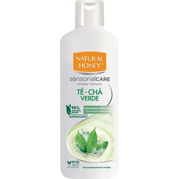 Gel de ducha té verde NATURAL HONEY, bote 600 ml - 0.6 l - Imagen del producto en Findit