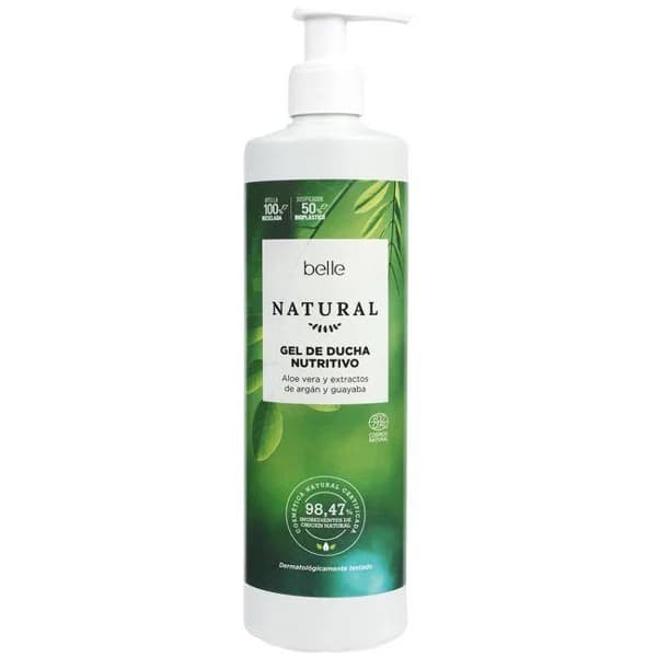 Gel de ducha nutritivo BELLE NATURAL, dosificador 400 ml - 0.4 l - Imagen del producto en Findit