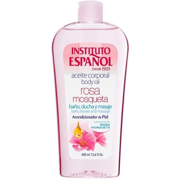 Aceite corporal rosa mosqueta INSTITUTO ESPAÑOL, bote 400 ml - 0.4 l - Imagen del producto en Findit