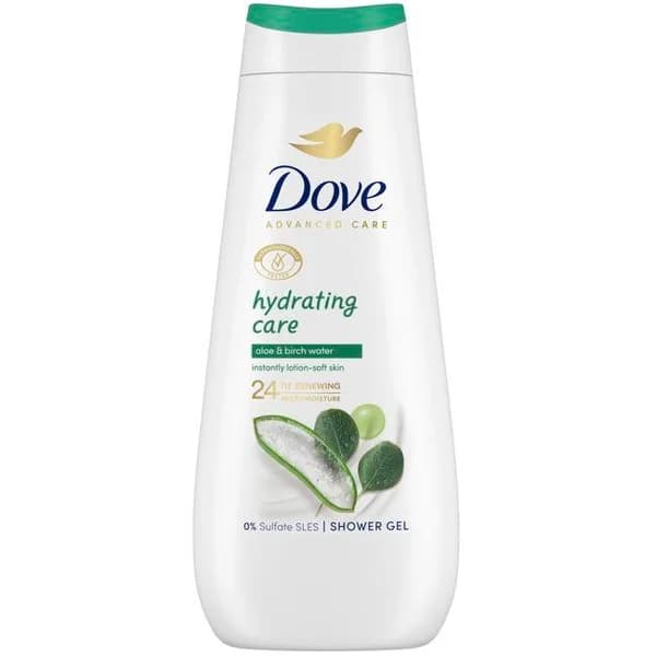 Gel de ducha aloe vera DOVE, bote 400 ml - 0.4 l - Imagen del producto en Findit