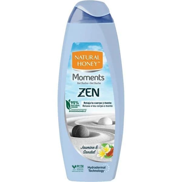Gel de ducha zen moments NATURAL HONEY, bote 600 ml - 1 ud - Imagen del producto en Findit