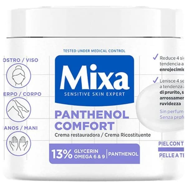 Crema corporal con patenol MIXA, tarro 400 ml - 0.4 l - Imagen del producto en Findit