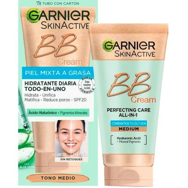 BB cream oil free SPF20 tono claro SKIN ACTIVE, tubo 40 ml - 0.04 l - Imagen del producto en Findit
