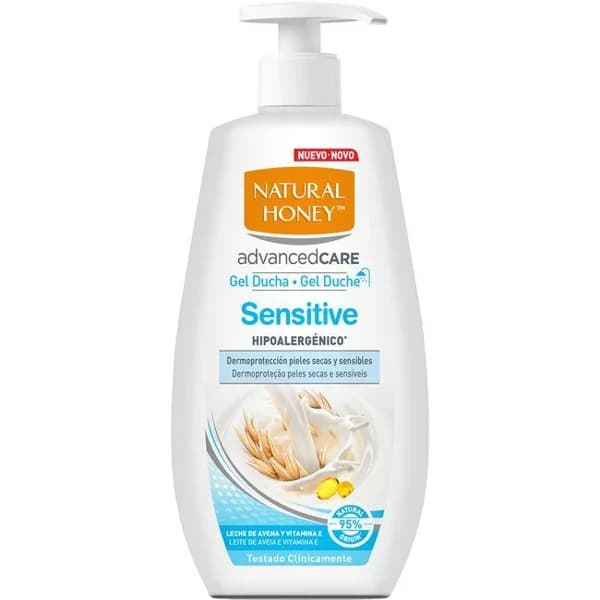 Gel de ducha sensitive NATURAL HONEY, dosificador 700 ml - 1 ud - Imagen del producto en Findit