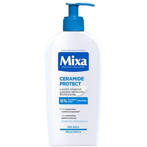 Crema corporal con ceramidas MIXA, dosificador 400 ml - 0.4 l - Imagen del producto en Findit