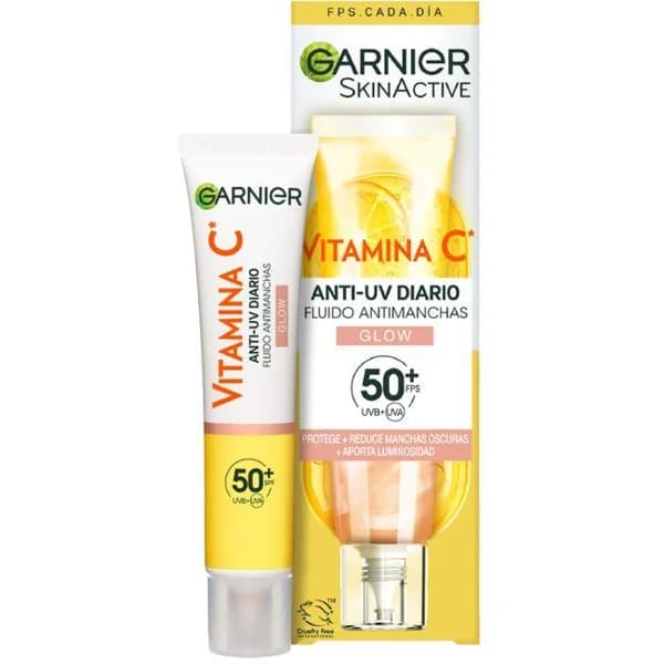 Fluido antimanchas Glow Vit-C SPF50 SKIN ACTIVE, tubo 40 ml - 0.04 l - Imagen del producto en Findit
