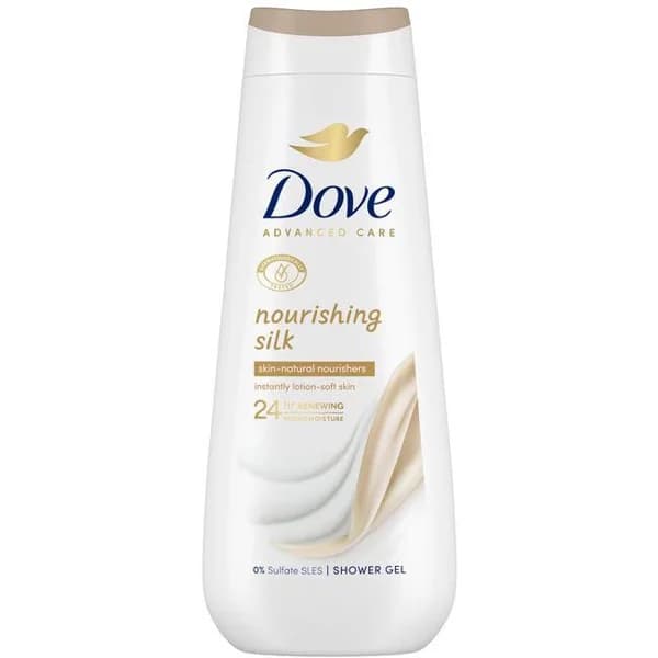 Gel de ducha seda DOVE, bote 600 ml - 0.6 l - Imagen del producto en Findit