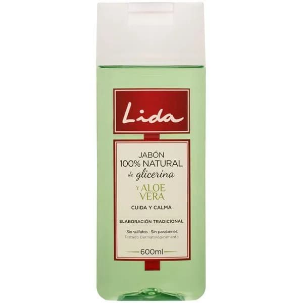 Jabón líquido de aloe vera LIDA, bote 600 ml - 0.6 l - Imagen del producto en Findit